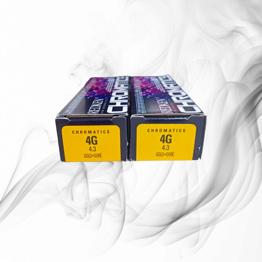 Redken Chromatics 2 Tubes Permanent Ammonia-free Hair Color Medium Golden Brown
